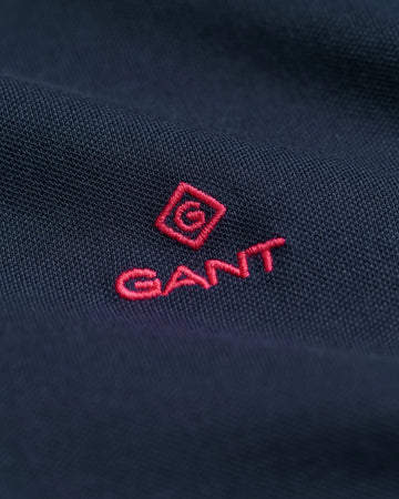 Μπλούζα Πόλο Πικέ Με Χρωματική Αντίθεση (Outlet) GANT